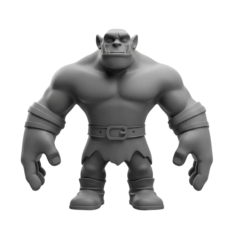 Untextured base mesh material reference