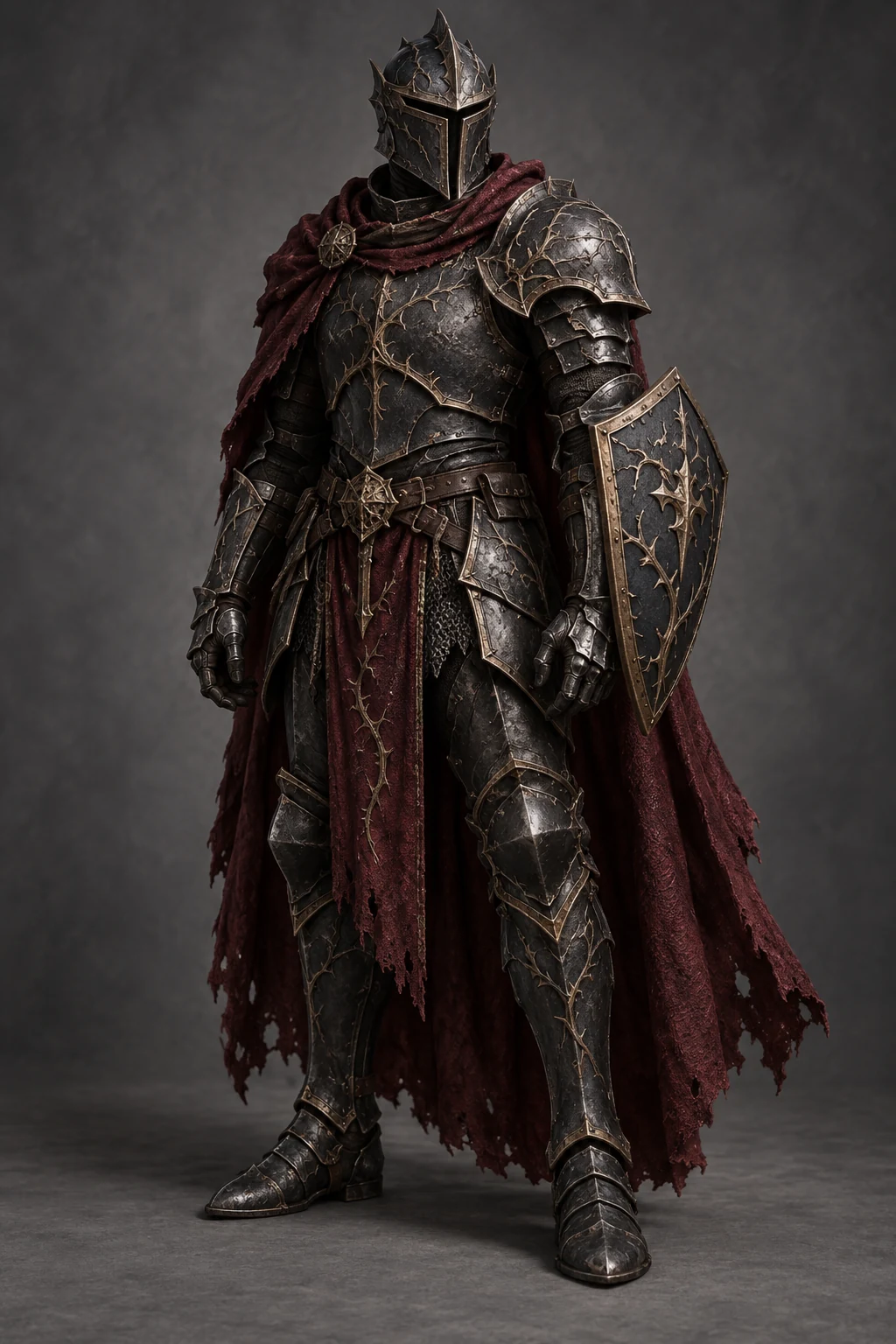 Dark knight source artwork for image-to-3D generation