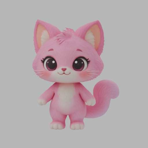 Front kitten view extracted from the reference video at 0.4 s