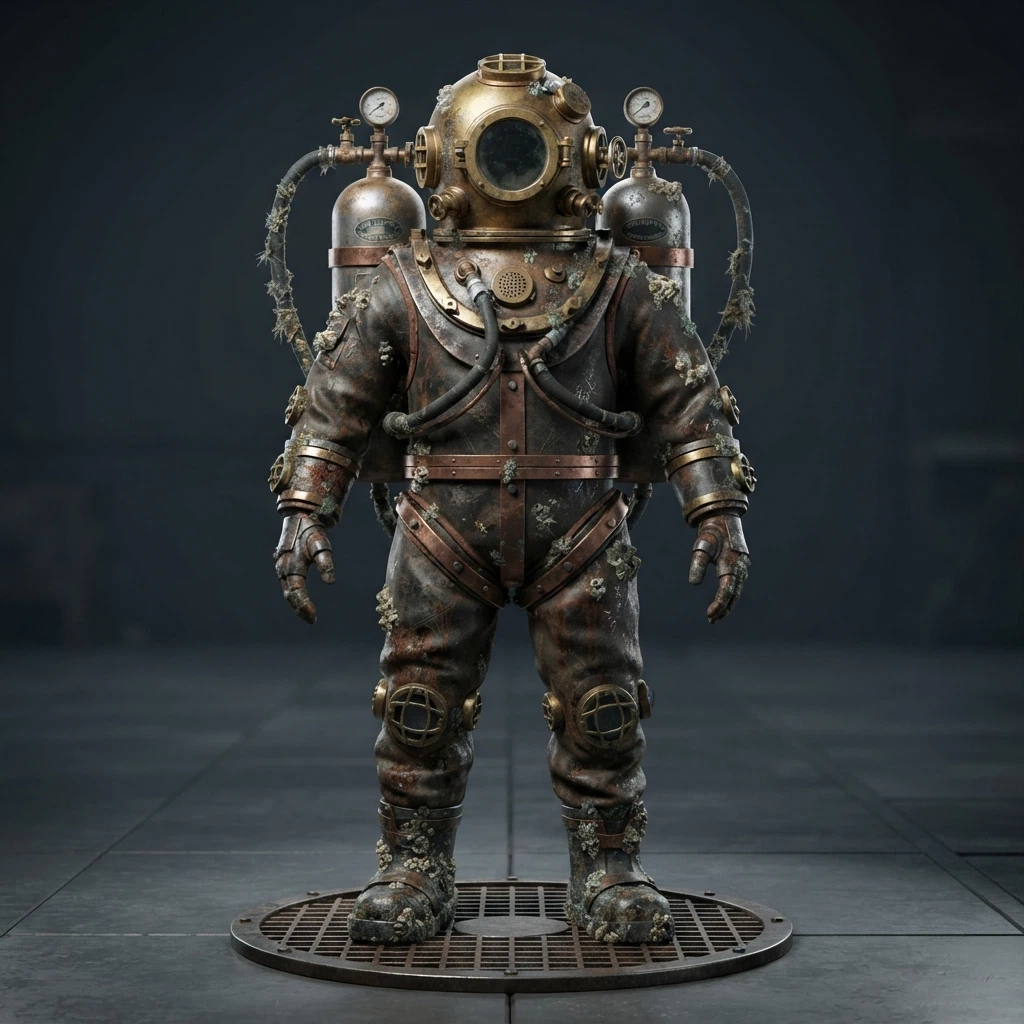 Vintage diving suit source 1