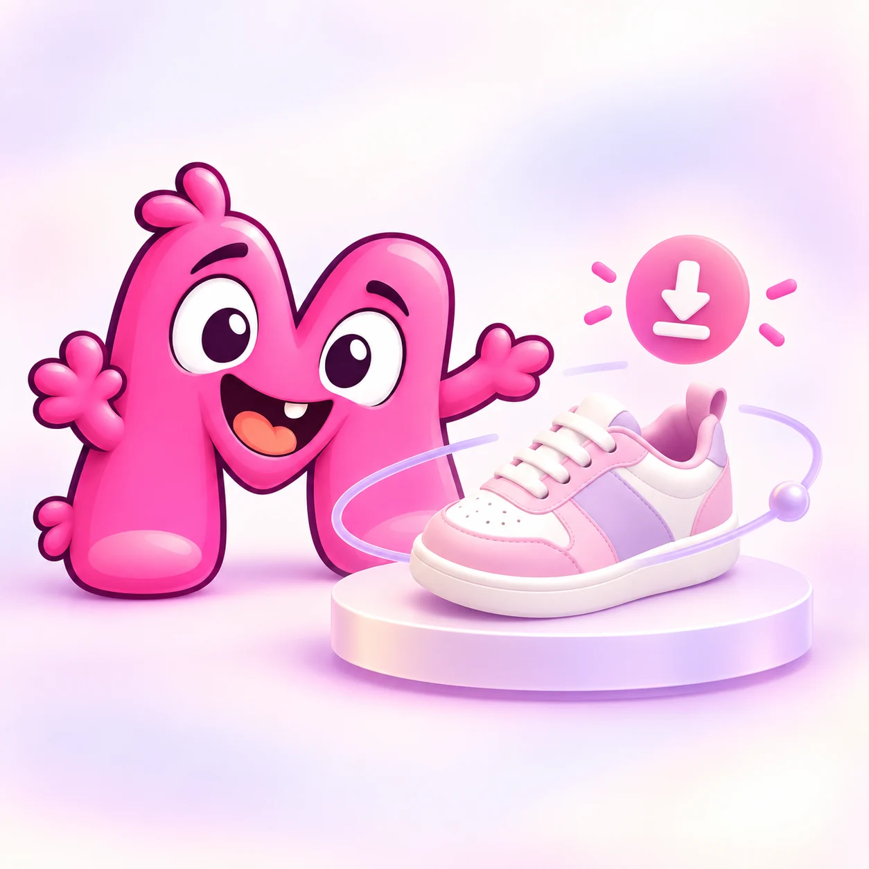 Quady presents a sneaker for 3D inspection and download