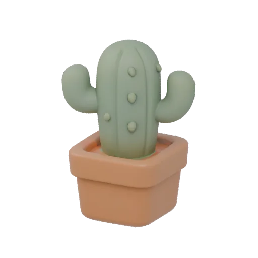 Potted cactus