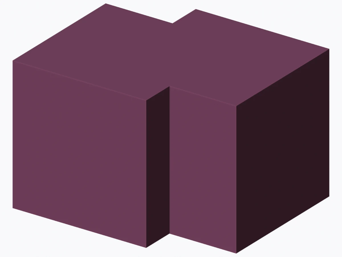 Two overlapping shells