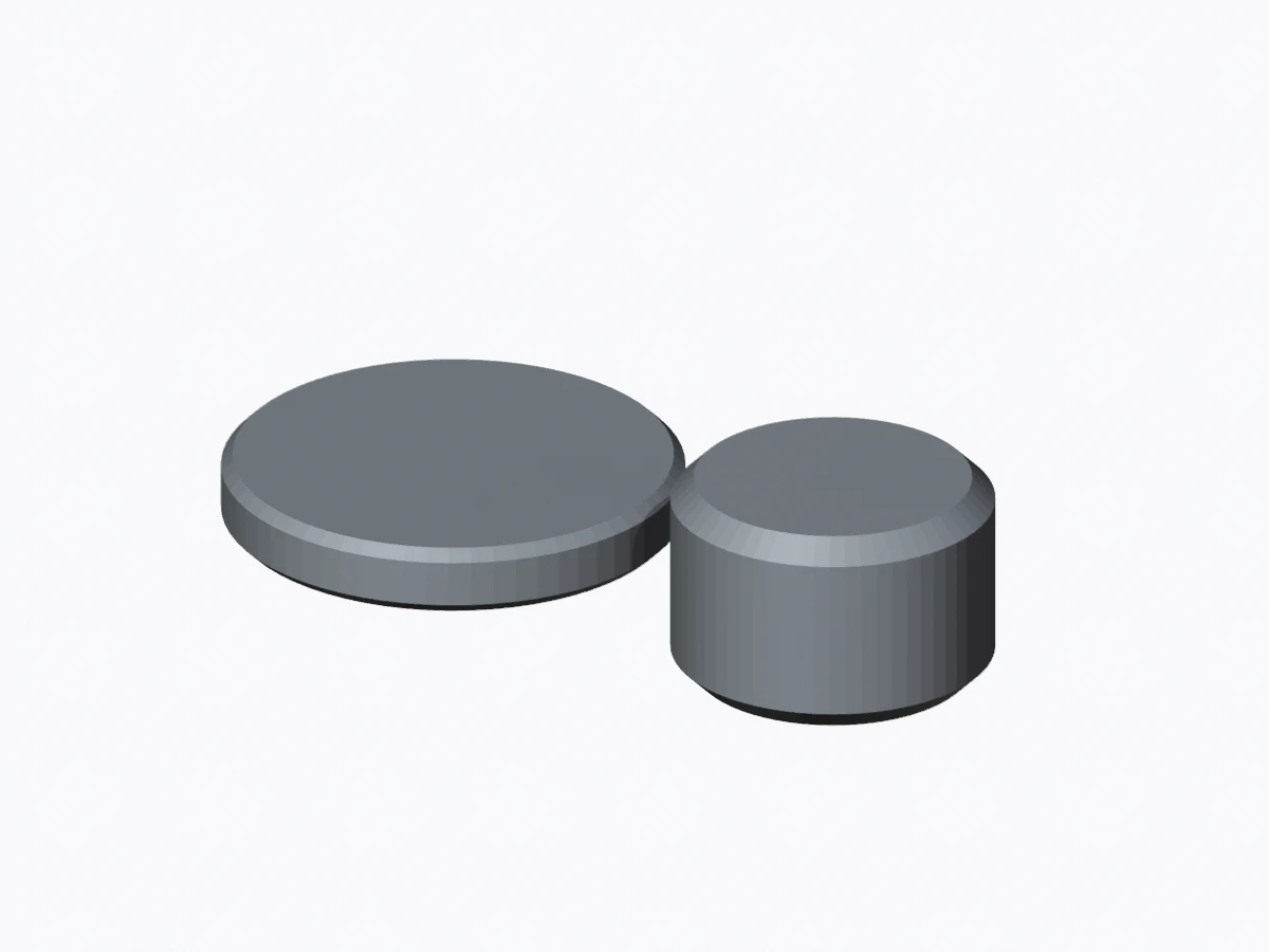 Actual side-by-side 3MF with the base and cap each resting at Z zero