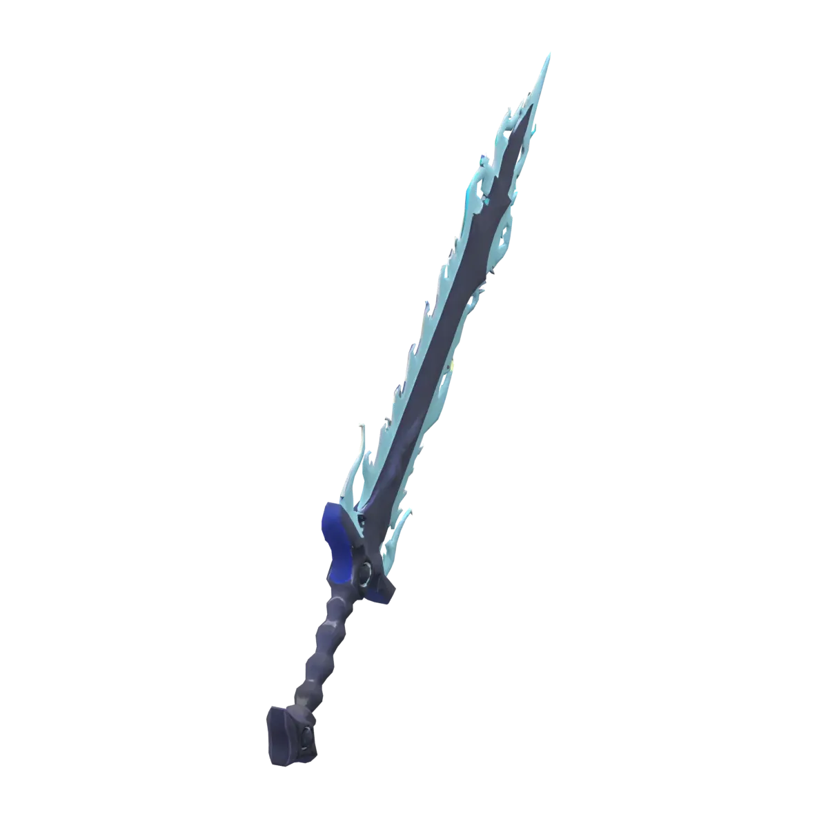 Frost sword 3D game prop from the Quady3D community