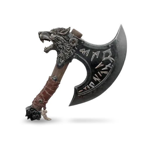 Dragon battle axe, TRELLIS 2 3D example