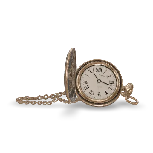 Steampunk pocket watch, Meshy 7.1 3D example